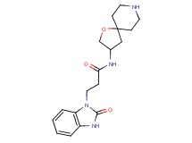 N-1-oxa-8-azaspiro[4.5]dec-3-yl-3-(2-oxo-2,3-dihydro-1H-benzimidazol-1-yl)propanamide
