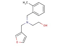 2-[(3-furylmethyl)(2-methylbenzyl)amino]ethanol
