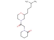 1-{2-[2-(4-methylpentyl)-4-morpholinyl]-2-oxoethyl}-2-piperidinone