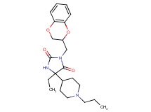 3-(2,3-dihydro-1,4-benzodioxin-2-ylmethyl)-5-ethyl-5-(1-propyl-4-piperidinyl)-2,4-imidazolidinedione