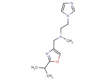 2-(1H-imidazol-1-yl)-N-[(2-isopropyl-1,3-oxazol-4-yl)methyl]-N-methylethanamine