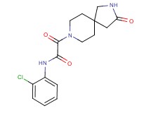 N-(2-chlorophenyl)-2-oxo-2-(3-oxo-2,8-diazaspiro[4.5]dec-8-yl)acetamide