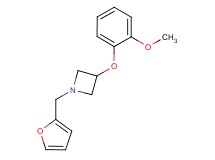 1-(2-furylmethyl)-3-(2-methoxyphenoxy)azetidine