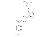{4-[(4-{1-[3-(dimethylamino)propyl]-1H-imidazol-2-yl}-1-piperidinyl)carbonyl]phenyl}methanol
