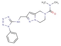 N,N-dimethyl-2-{[(1-phenyl-1H-tetrazol-5-yl)amino]methyl}-6,7-dihydropyrazolo[1,5-a]pyrazine-5(4H)-carboxamide