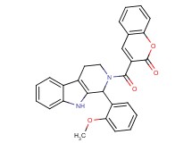3-{[1-(2-methoxyphenyl)-1,3,4,9-tetrahydro-2H-beta-carbolin-2-yl]carbonyl}-2H-chromen-2-one