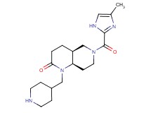 (4aS*,8aR*)-6-[(4-methyl-1H-imidazol-2-yl)carbonyl]-1-(piperidin-4-ylmethyl)octahydro-1,6-naphthyridin-2(1H)-one