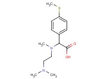 [[2-(dimethylamino)ethyl](methyl)amino][4-(methylthio)phenyl]acetic acid