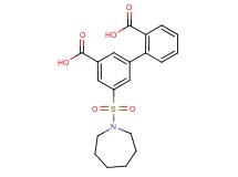 5'-(azepan-1-ylsulfonyl)biphenyl-2,3'-dicarboxylic acid