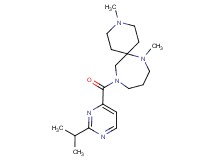 11-[(2-isopropylpyrimidin-4-yl)carbonyl]-3,7-dimethyl-3,7,11-triazaspiro[5.6]dodecane