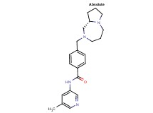 4-[(9aS)-hexahydro-1H-pyrrolo[1,2-a][1,4]diazepin-2(3H)-ylmethyl]-N-(5-methylpyridin-3-yl)benzamide