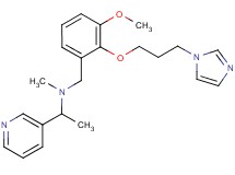 N-{2-[3-(1H-imidazol-1-yl)propoxy]-3-methoxybenzyl}-N-methyl-1-pyridin-3-ylethanamine