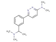 6-{3-[1-(dimethylamino)ethyl]phenyl}-N,N-dimethylpyridazin-3-amine