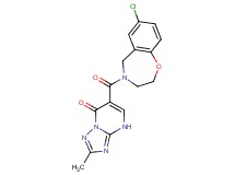 6-[(7-chloro-2,3-dihydro-1,4-benzoxazepin-4(5H)-yl)carbonyl]-2-methyl[1,2,4]triazolo[1,5-a]pyrimidin-7(4H)-one