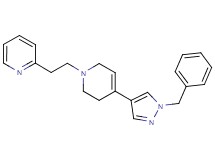 2-{2-[4-(1-benzyl-1H-pyrazol-4-yl)-3,6-dihydropyridin-1(2H)-yl]ethyl}pyridine