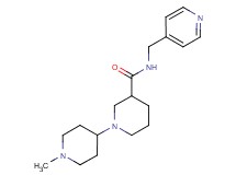 1'-methyl-N-(pyridin-4-ylmethyl)-1,4'-bipiperidine-3-carboxamide