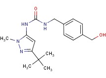 N-(3-tert-butyl-1-methyl-1H-pyrazol-5-yl)-N'-[4-(hydroxymethyl)benzyl]urea