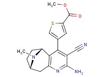 methyl 4-[(5R*,8S*)-2-amino-3-cyano-10-methyl-6,7,8,9-tetrahydro-5H-5,8-epiminocyclohepta[b]pyridin-4-yl]thiophene-2-carboxylate