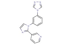 3-{1-[3-(4H-1,2,4-triazol-4-yl)phenyl]-1H-imidazol-2-yl}pyridine