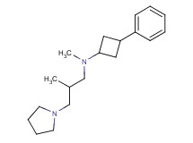 N-methyl-N-[2-methyl-3-(1-pyrrolidinyl)propyl]-3-phenylcyclobutanamine