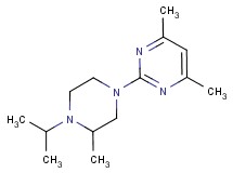 2-(4-isopropyl-3-methylpiperazin-1-yl)-4,6-dimethylpyrimidine