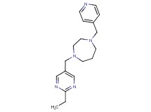 1-[(2-ethylpyrimidin-5-yl)methyl]-4-(pyridin-4-ylmethyl)-1,4-diazepane