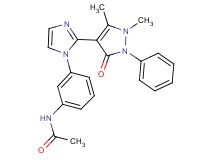 N-{3-[2-(1,5-dimethyl-3-oxo-2-phenyl-2,3-dihydro-1H-pyrazol-4-yl)-1H-imidazol-1-yl]phenyl}acetamide