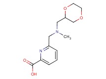 6-{[(1,4-dioxan-2-ylmethyl)(methyl)amino]methyl}pyridine-2-carboxylic acid