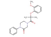 4-[2-(2-methoxyphenoxy)-2-methylpropanoyl]-1-phenyl-2-piperazinone