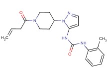 N-{1-[1-(3-butenoyl)-4-piperidinyl]-1H-pyrazol-5-yl}-N'-(2-methylphenyl)urea