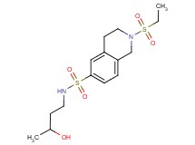 2-(ethylsulfonyl)-N-(3-hydroxybutyl)-1,2,3,4-tetrahydroisoquinoline-6-sulfonamide