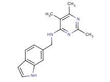 N-(1H-indol-6-ylmethyl)-2,5,6-trimethylpyrimidin-4-amine