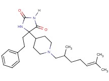 5-[1-(2,6-dimethyl-5-hepten-1-yl)-4-piperidinyl]-5-(2-phenylethyl)-2,4-imidazolidinedione