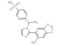 2-(6-methyl-1,3-benzodioxol-5-yl)-1-{1-[4-(methylsulfonyl)phenyl]ethyl}-1H-imidazole