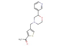 1-{4-[(2-pyridin-3-ylmorpholin-4-yl)methyl]-2-thienyl}ethanone