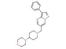 6-[(4-morpholin-4-ylpiperidin-1-yl)methyl]-3-phenylpyrazolo[1,5-a]pyrimidine