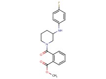 methyl 2-({3-[(4-fluorophenyl)amino]-1-piperidinyl}carbonyl)benzoate