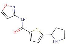 N-3-isoxazolyl-5-(2-pyrrolidinyl)-2-thiophenecarboxamide trifluoroacetate