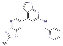 4-(2-methyl-1H-imidazo[4,5-b]pyridin-6-yl)-N-(pyridin-2-ylmethyl)-1H-pyrrolo[2,3-b]pyridin-6-amine