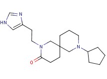 8-cyclopentyl-2-[2-(1H-imidazol-4-yl)ethyl]-2,8-diazaspiro[5.5]undecan-3-one
