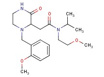 N-isopropyl-2-[1-(2-methoxybenzyl)-3-oxo-2-piperazinyl]-N-(2-methoxyethyl)acetamide