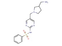 N-(5-{[3-(aminomethyl)-1-pyrrolidinyl]methyl}-2-pyrimidinyl)benzenesulfonamide dihydrochloride