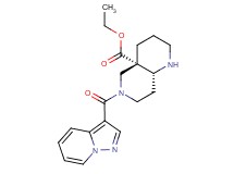 ethyl (4aS*,8aR*)-6-(pyrazolo[1,5-a]pyridin-3-ylcarbonyl)octahydro-1,6-naphthyridine-4a(2H)-carboxylate