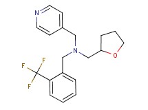 (pyridin-4-ylmethyl)(tetrahydrofuran-2-ylmethyl)[2-(trifluoromethyl)benzyl]amine