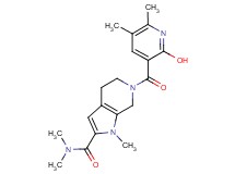 6-[(2-hydroxy-5,6-dimethyl-3-pyridinyl)carbonyl]-N,N,1-trimethyl-4,5,6,7-tetrahydro-1H-pyrrolo[2,3-c]pyridine-2-carboxamide