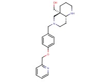 [(4aS*,8aR*)-6-[4-(2-pyridinylmethoxy)benzyl]octahydro-1,6-naphthyridin-4a(2H)-yl]methanol