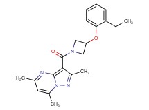 3-{[3-(2-ethylphenoxy)-1-azetidinyl]carbonyl}-2,5,7-trimethylpyrazolo[1,5-a]pyrimidine