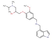 1-(4-{[(1H-indol-4-ylmethyl)amino]methyl}-2-methoxyphenoxy)-3-[isopropyl(methyl)amino]-2-propanol