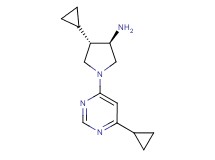 rel-(3R,4S)-4-cyclopropyl-1-(6-cyclopropyl-4-pyrimidinyl)-3-pyrrolidinamine dihydrochloride