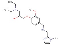 1-(diethylamino)-3-[2-methoxy-4-({[(1-methyl-1H-imidazol-2-yl)methyl]amino}methyl)phenoxy]-2-propanol
